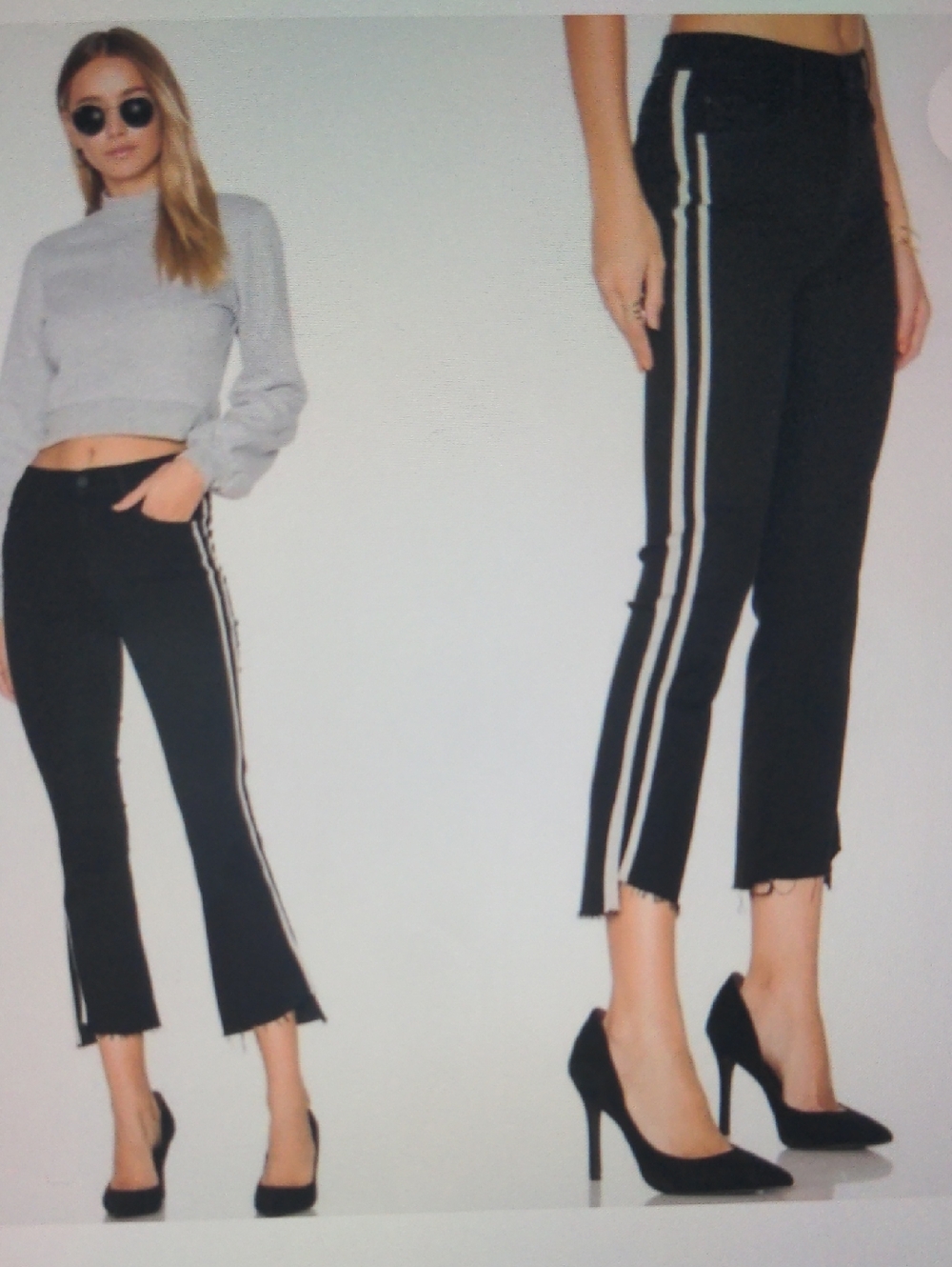 MOTHER  The Insider Crop Step Fray Crop Jeans